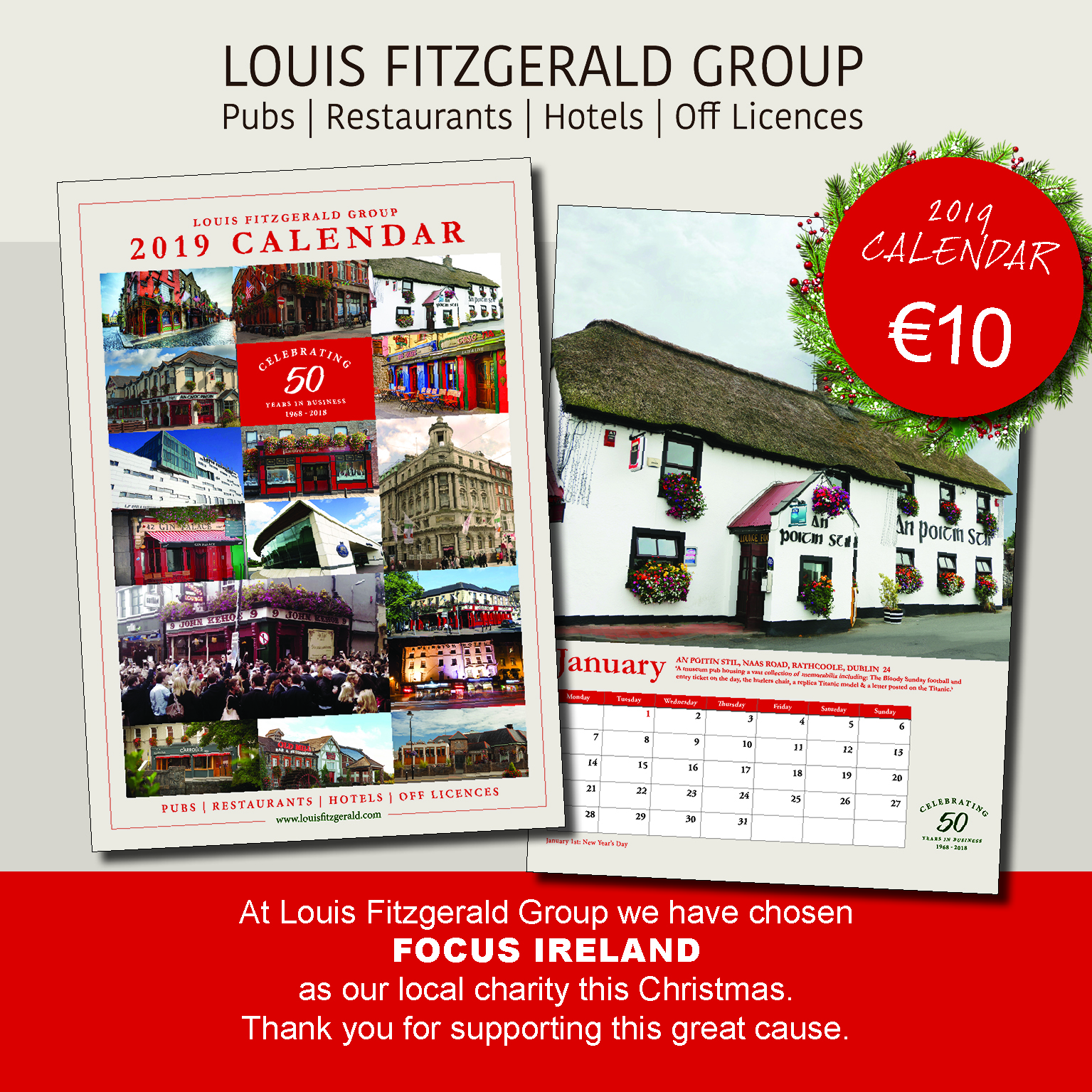 Louis Fitzgerald Group 2019 Calendar